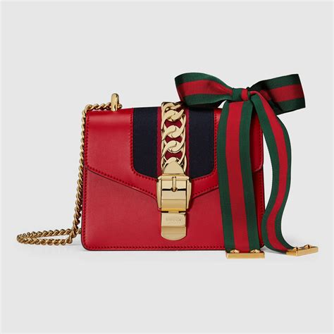 gucci sylvie bag mini chain|Gucci Mini Sylvie Chain Crossbody Bag on SALE .